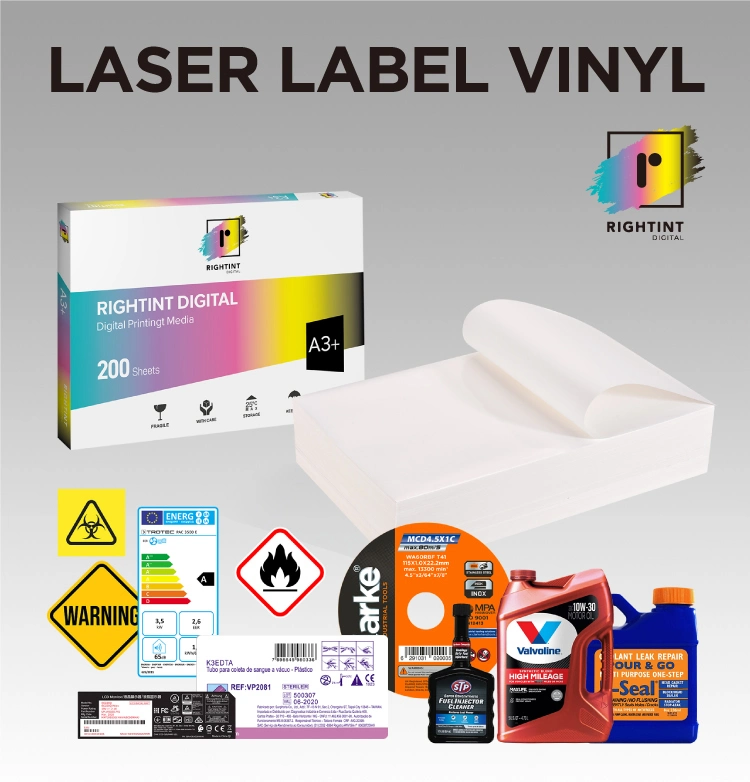 Packaging Film Adhesive Custom Stickers Laser Sticker Paper for Box