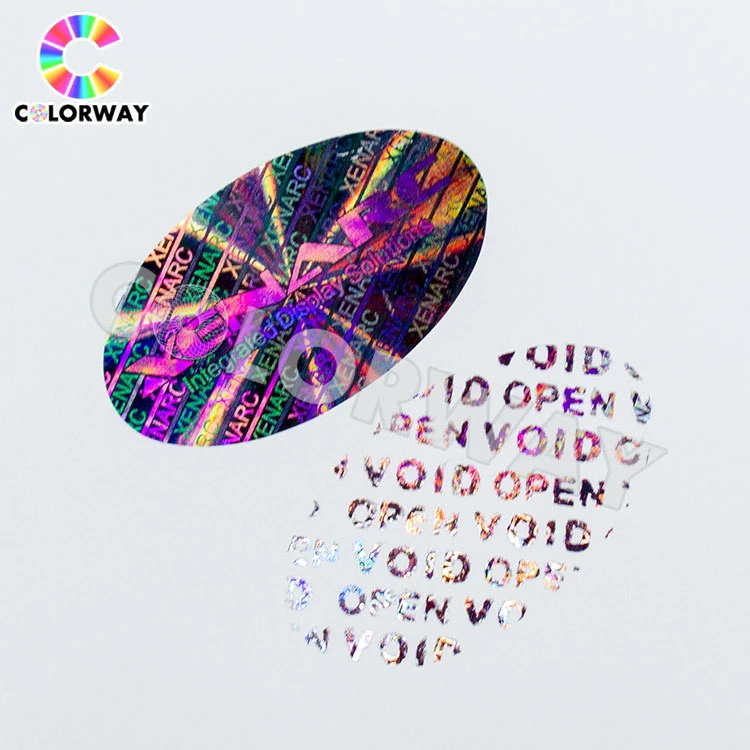 Laser Refletive BOPP Holographic Lamination Film Adhesive Hologram Sticker