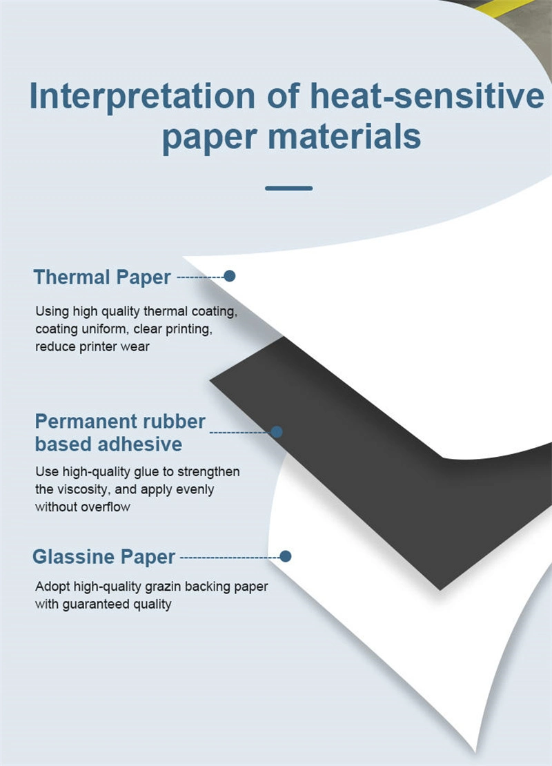 Supplier Synthesis Woodfree Jumbo Roll Stickers Label PP Pet PVC Jumbo Label Adhesive Sticker Label Material